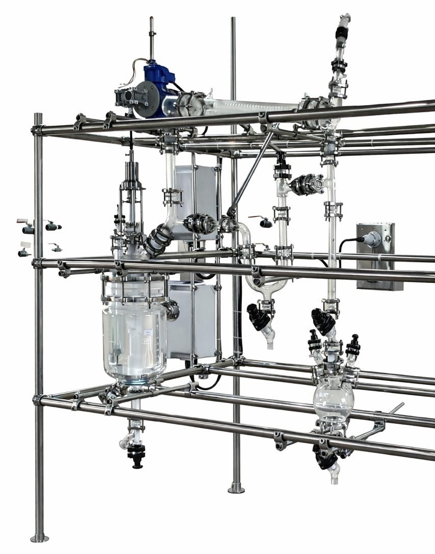 50 LTR. GLASS JACKETED REACTOR